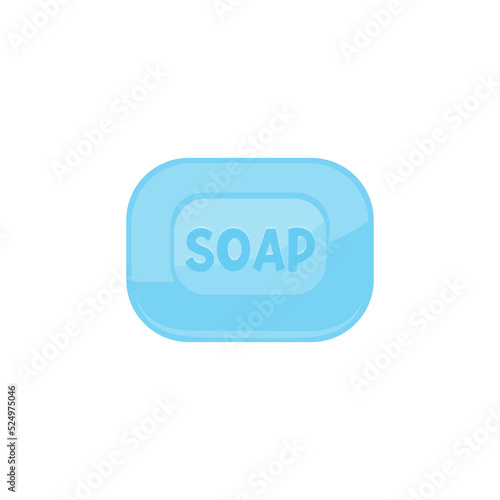 Hand washing soap vector. Soap for cleaning the body to kill germs.