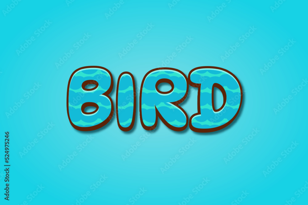 text effects Bird text effects Bird