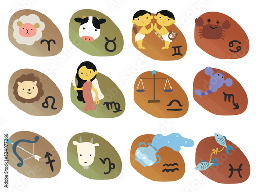 星座　イラストセット