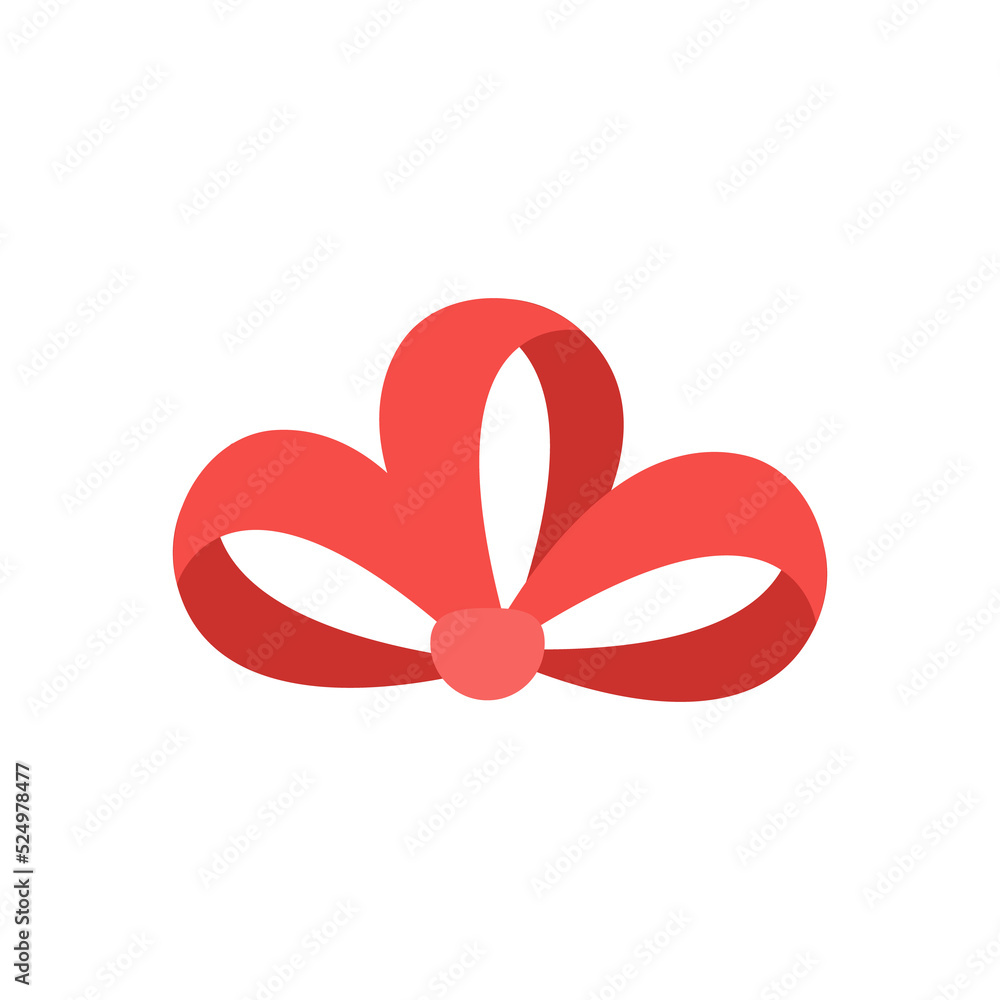 Ribbons tied together in a bow are used to decorate gift boxes given to each other in the New Year. Ribbons tied together in a bow are used to decorate gift boxes given to each other in the New Year.