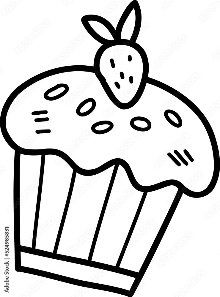 food doodle illustration on transparent background food doodle illustration on transparent background