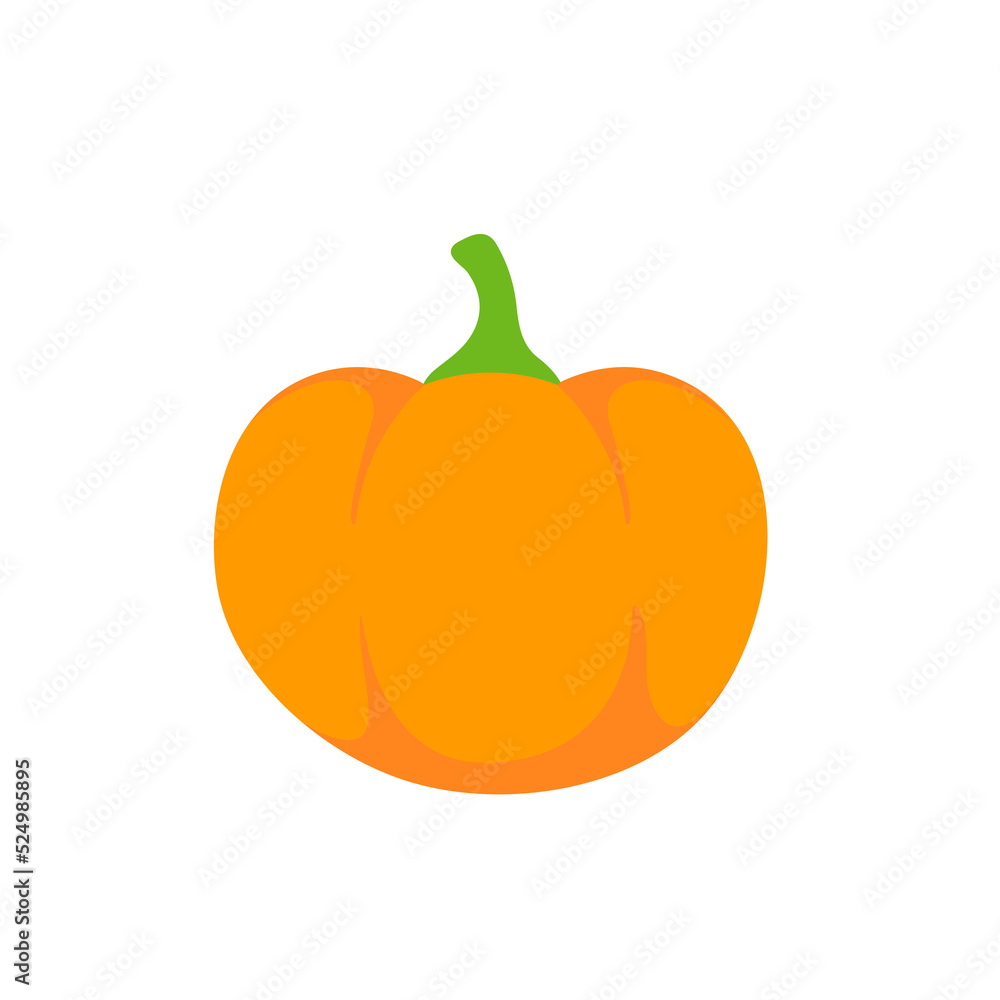 Yellow pumpkin vector for carving scary ghost faces for Halloween. Yellow pumpkin vector for carving scary ghost faces for Halloween.