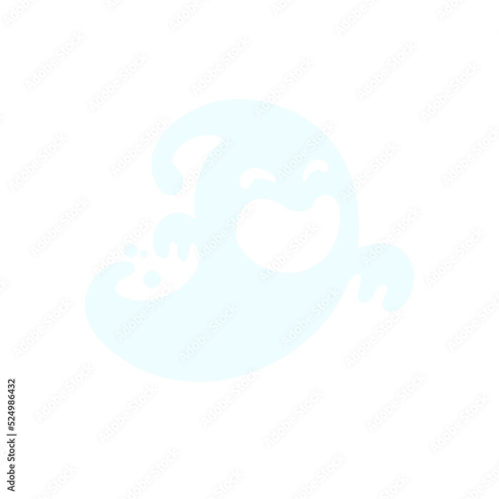 A cartoon white evil ghost that has fun haunting people on Halloween. A cartoon white evil ghost that has fun haunting people on Halloween.