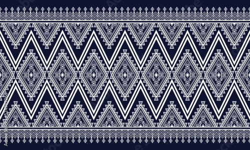 Geometric ethnic flower pattern for background,fabric,wrapping,clothing,wallpaper,Batik,carpet,embroidery style.