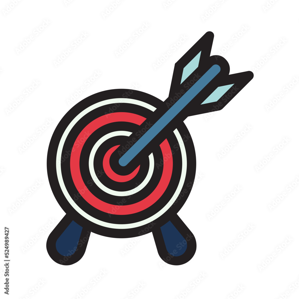 Target , Digital Marketing filled outline icon. Target , Digital Marketing filled outline icon.