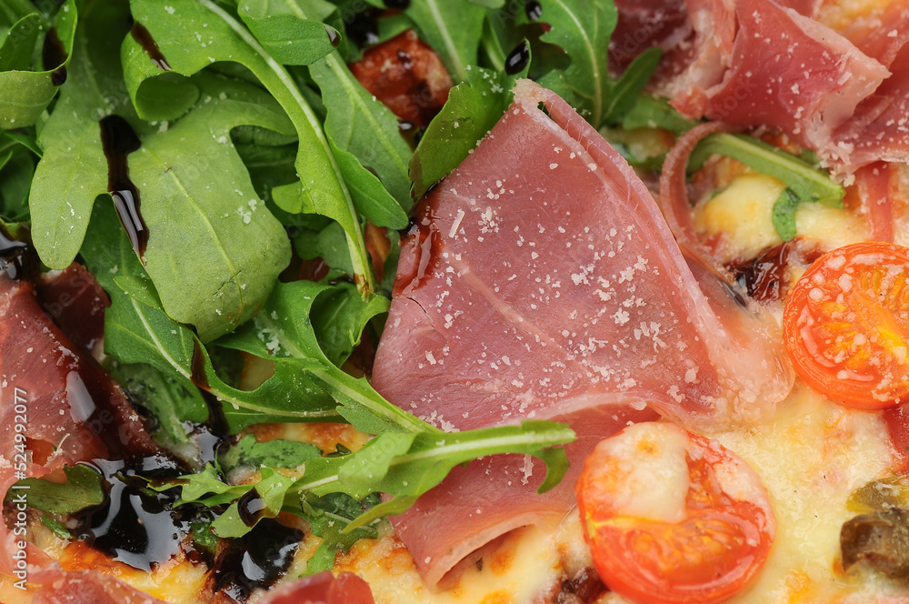pizza with ham and cheese macro photo
pizza with ham and cheese macro photo