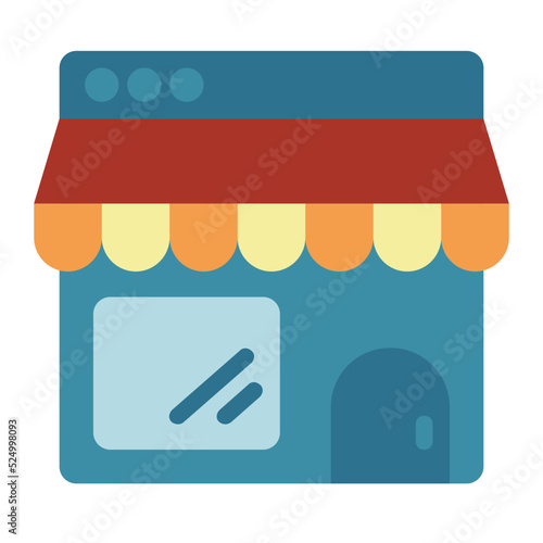 Ecommerce , Digital Marketing flat icon.