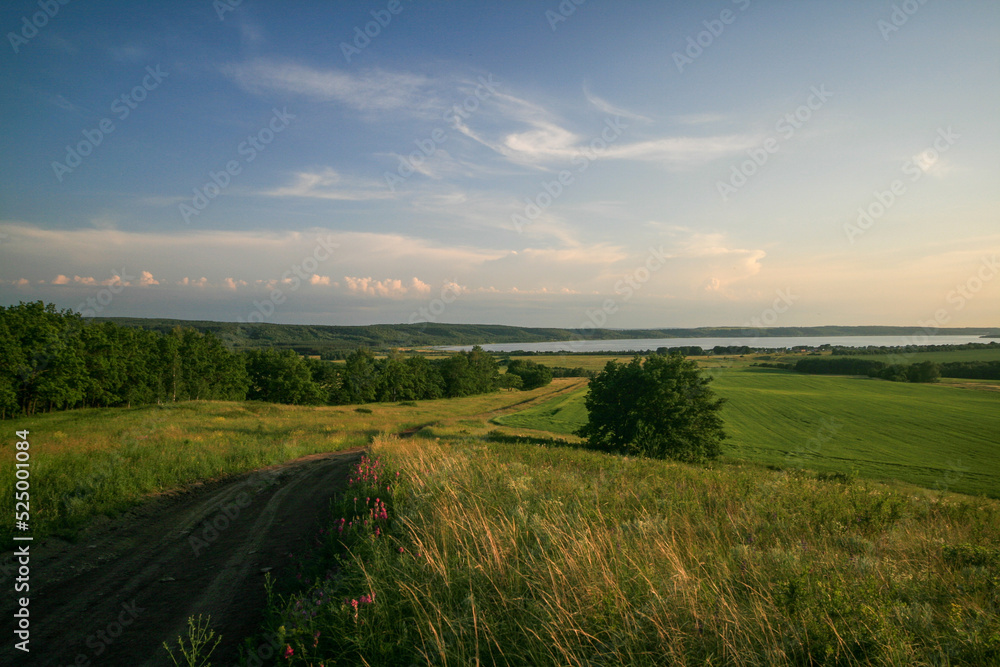 View of Lake Kandrykul, Bashkortostan, Russia.