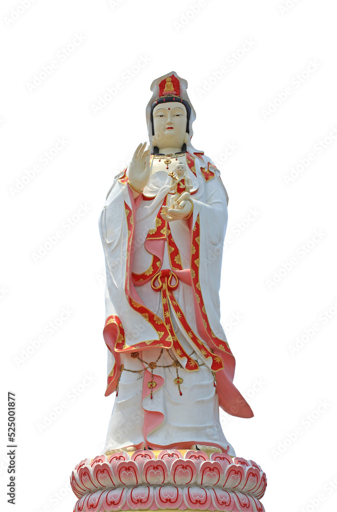 Statue of Guan Yin In png