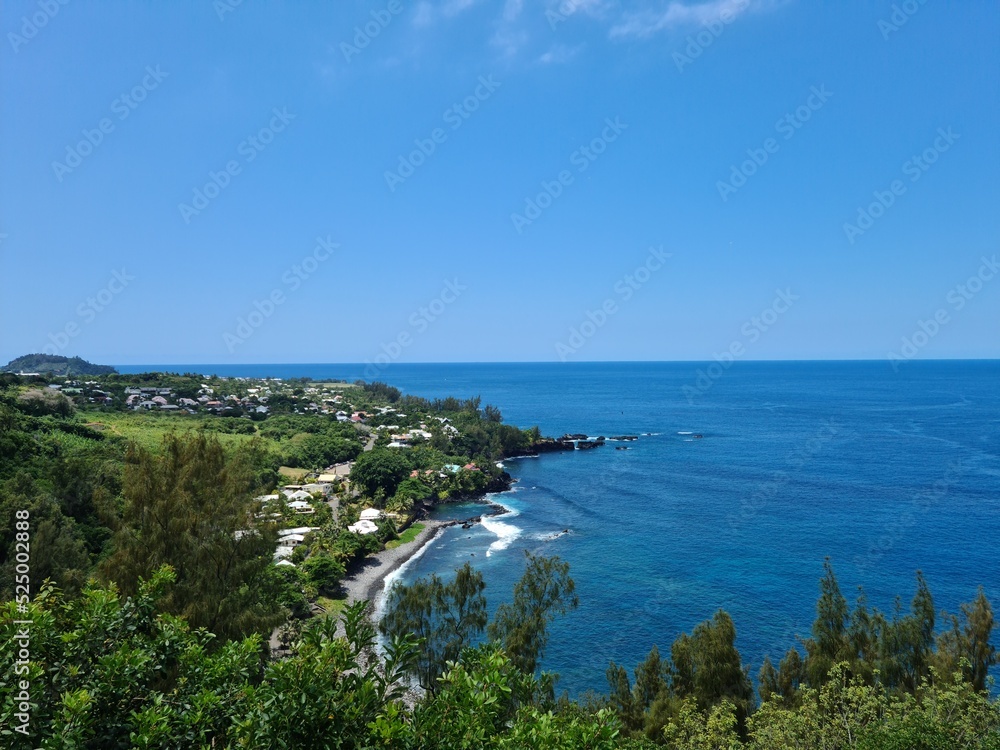 Panorama sur la plage de Grand Anse
