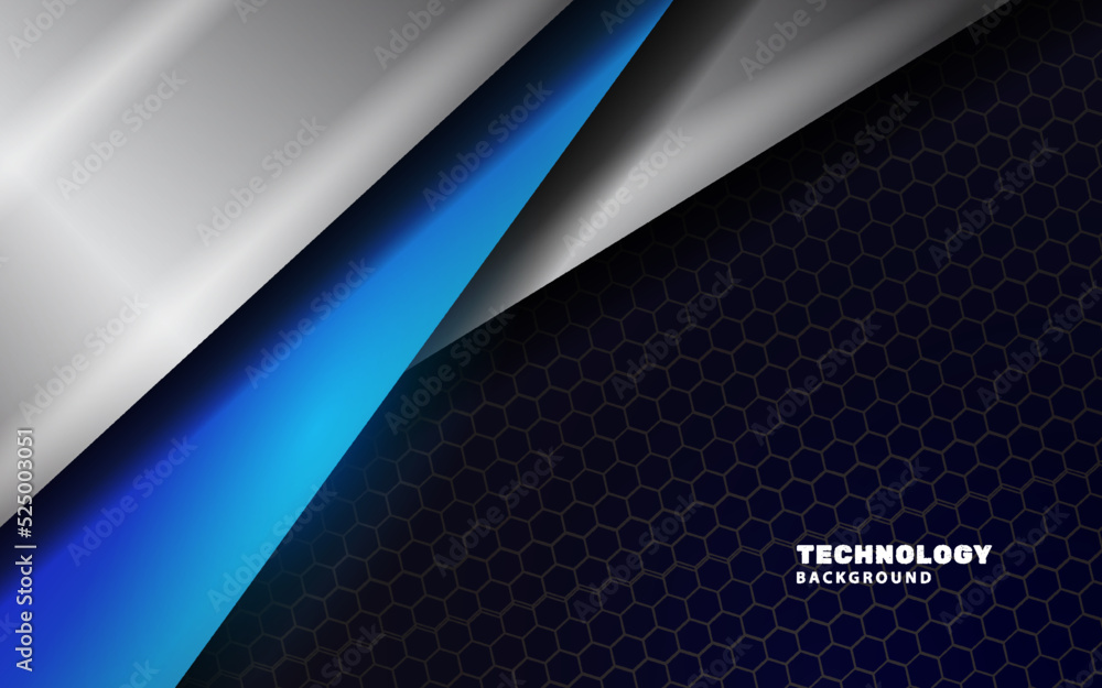 Modern abstract technology silver blue color background Modern abstract technology silver blue color background