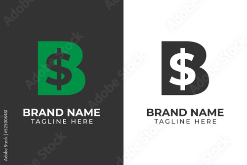 logo business finance dollar Billionaire template design 