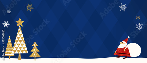 クリスマスのバナー、ポスターのベクターイラスト背景