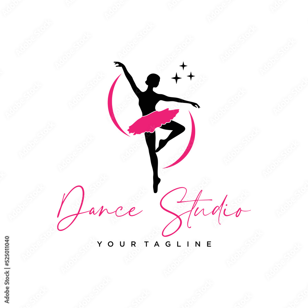 Dance Studio Logo Design Dance Studio Logo Design