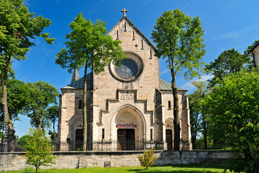 Church of Saint Nicholas in Zarnow, Opoczno County, Lodz Voivodeship, Poland.