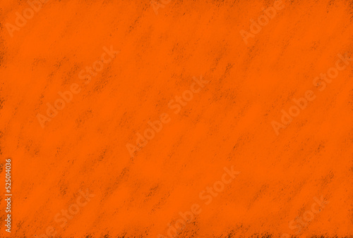 オレンジ色のクレヨンで塗ったテクスチャ