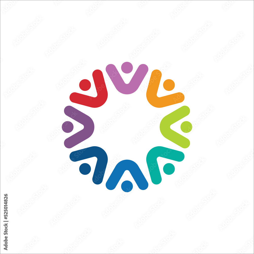 Obraz premium Circle People Logo