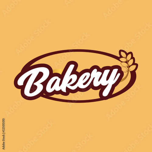 bakery shop logo template vector design