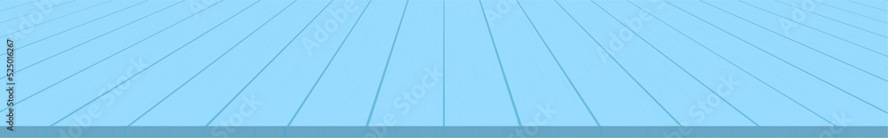 Fototapeta premium Perspective view of empty massive wood or wooden table top isolated