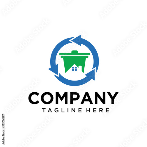 Trash Bin Company Logo Design