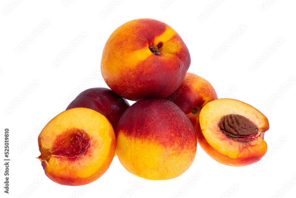 peach isolated peach isolated