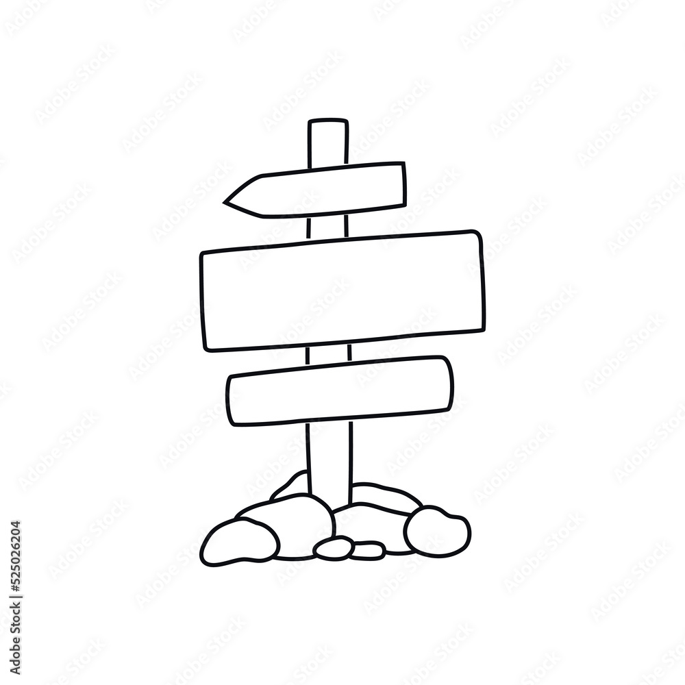 Vector hand drawn flat linear illustration Vector hand drawn flat linear illustration