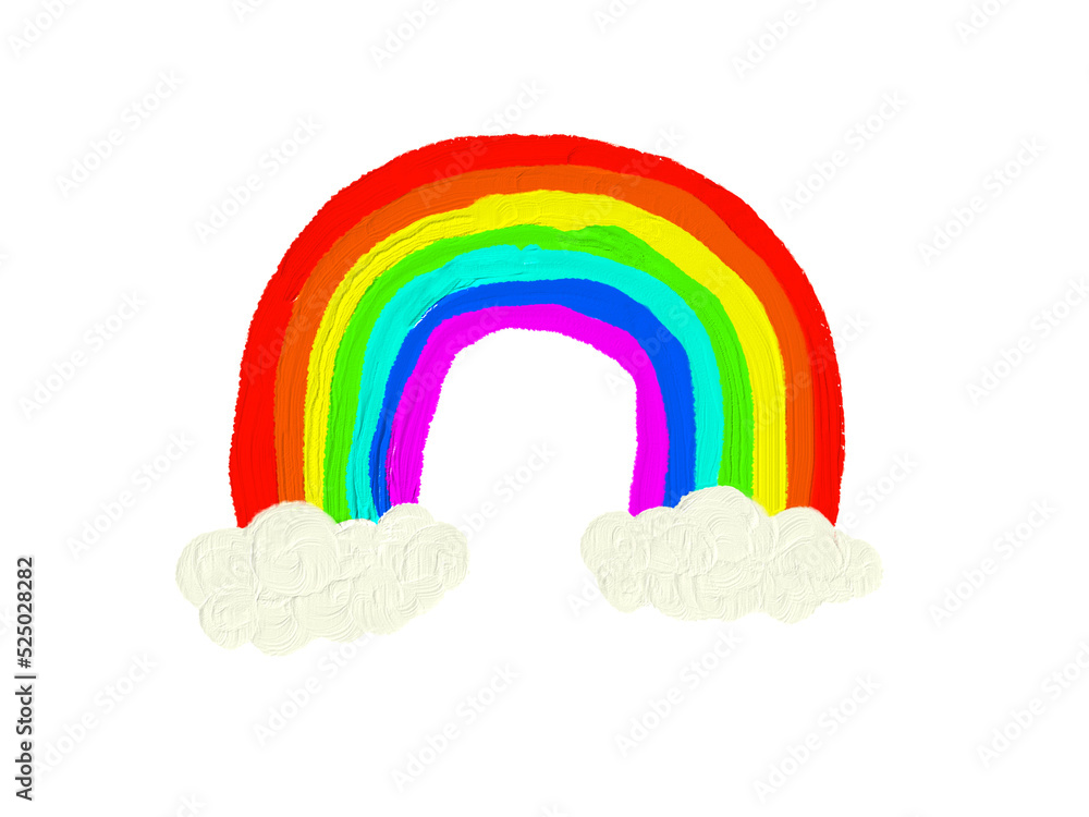 rainbow on transparency background. rainbow on transparency background.