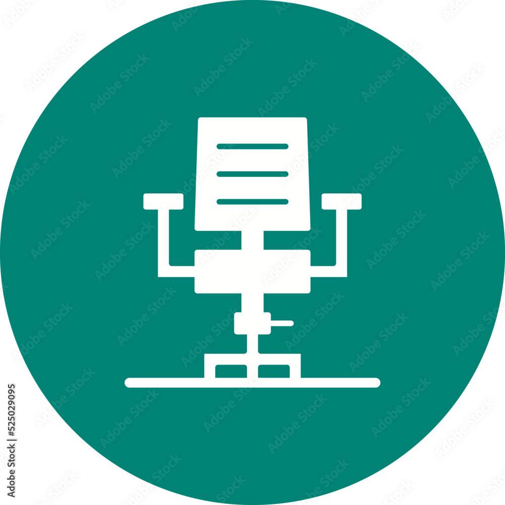 Obraz premium Desk Chair Icon