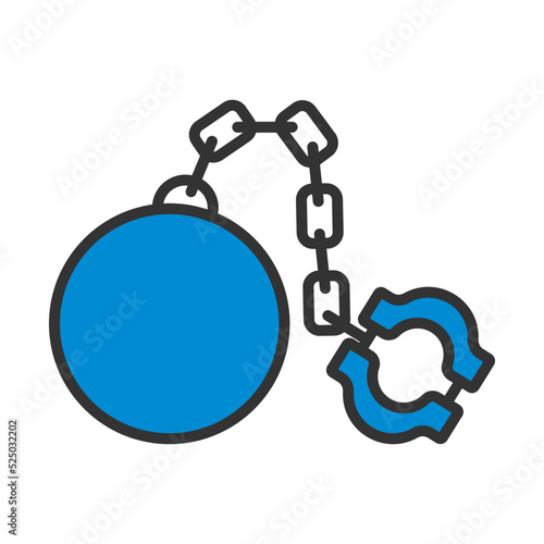 Fetter With Ball Icon