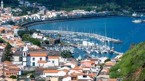 faial açores paisagem mar oceano