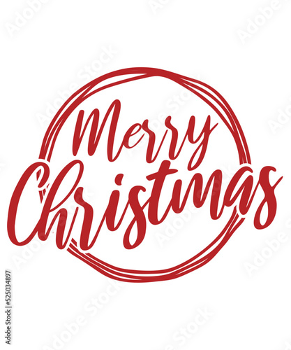 merry christmas lettering