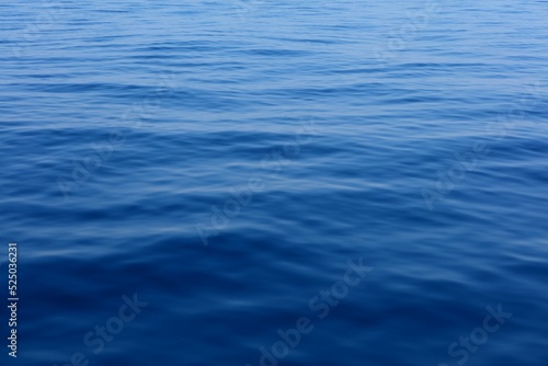 Deep blue sea surface