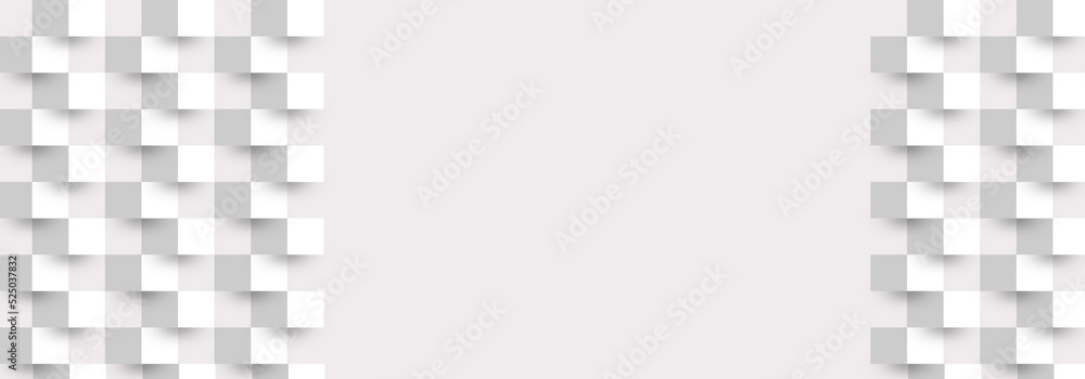 White and grey abstract geometric frame background with copy space. Square Cube backgrounds. Monotone White and grey abstract geometric frame background with copy space. Square Cube backgrounds. Monotone