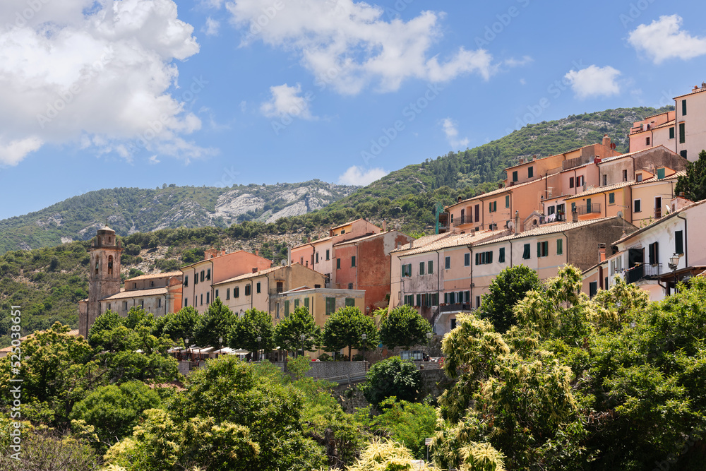 Sant'ilario in campo is one of the oldest little village up on a hill in the municipality of Campo nell’Elba, Province of Livorno, Island of Elba, Italy