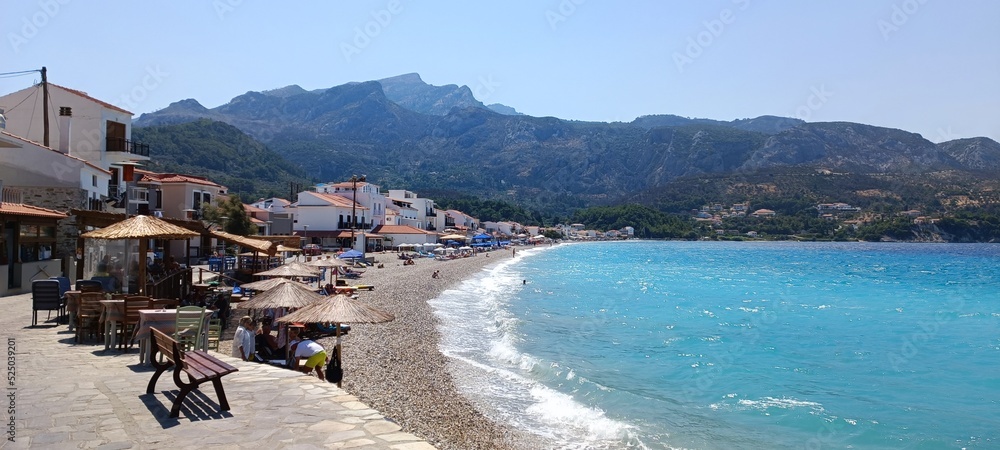 Obraz premium Kokkari, Samos, Greece