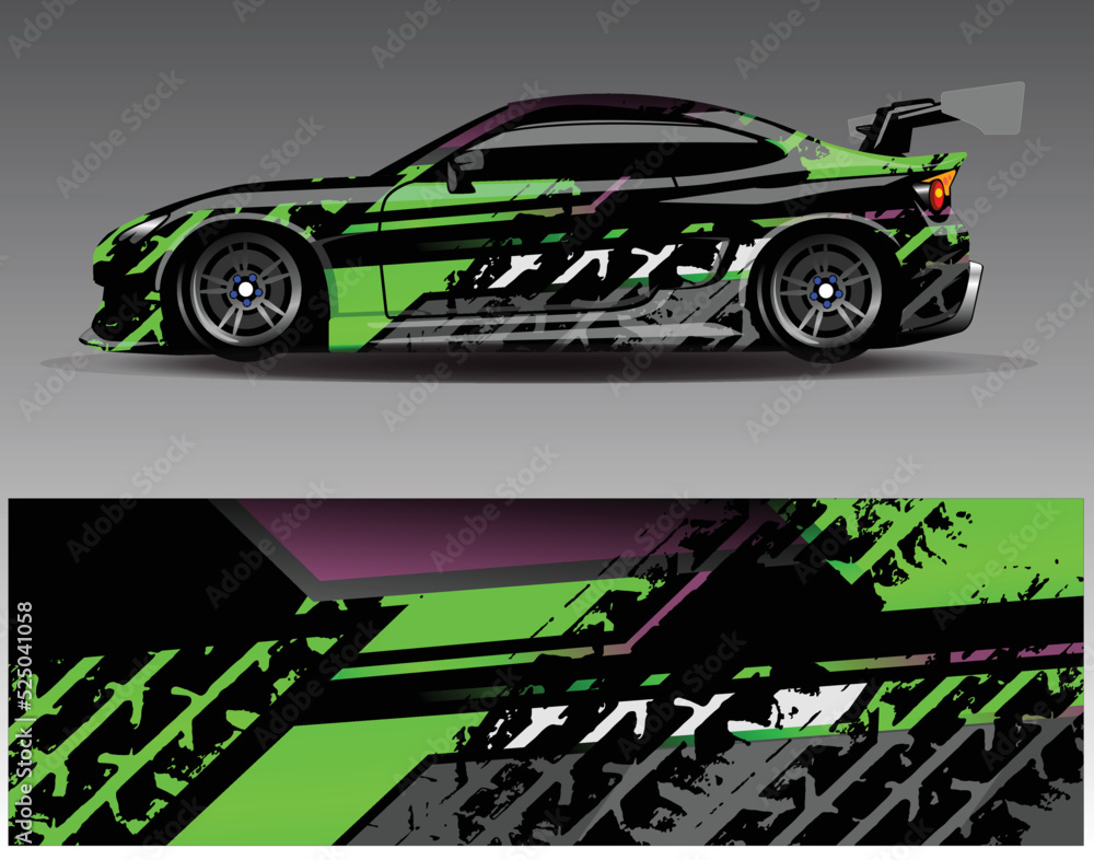 Graphic abstract stripe racing background kit designs for wrap vehicle race car rally adventure and livery Graphic abstract stripe racing background kit designs for wrap vehicle race car rally adventure and livery