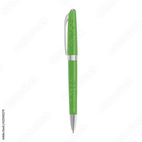 Vector colorful illustration of Pen isolated on white background