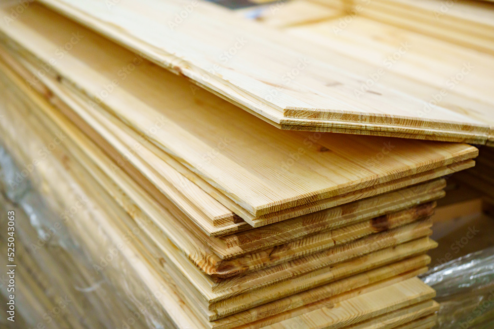 floor board on shelves in a hardware store. floor board on shelves in a hardware store.