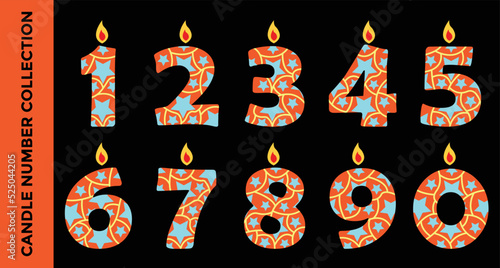 number candle birthday collection