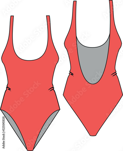 illustration of a swimsuits
