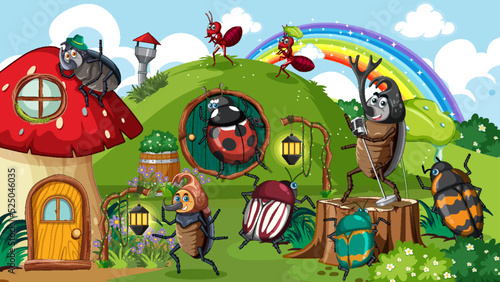 Insect  at fantasy land