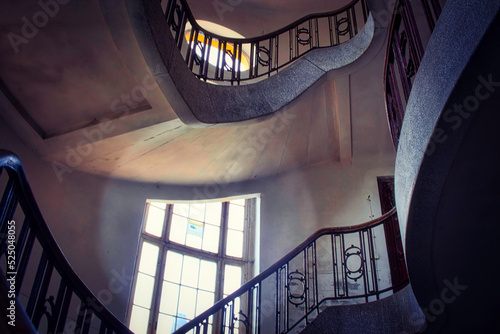 Treppenaufgang  - Beatiful Decay - Abandoned - Verlassener Ort - Urbex / Urbexing - Lost Place - Artwork - Creepy - High quality photo photo