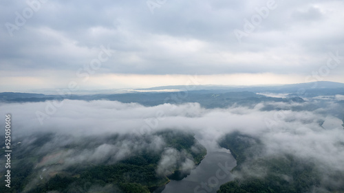 京都府相楽郡周辺の雲海