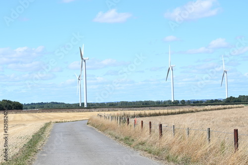 Lissett Airfield wind Farm  Yorkshire  renewable green energy production 