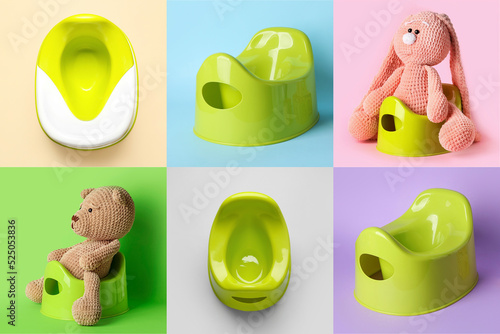 Collage of children's potti...