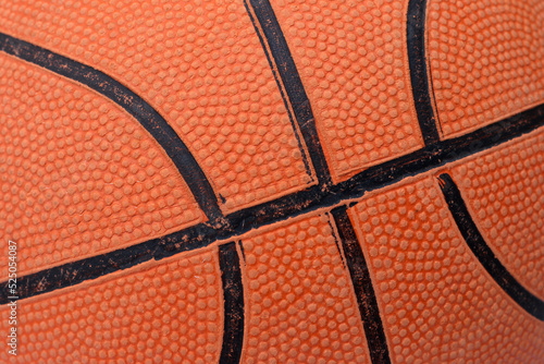 Abstract detail shot of a basketball © Pamela Uyttendaele