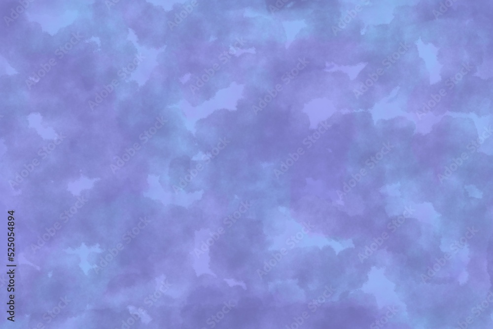 Fototapeta premium Aquamarine, blue and purple colored abstract blurred digital drawing background