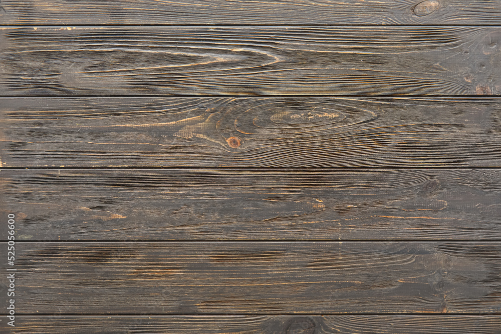 Fototapeta premium Dark wooden boards as background