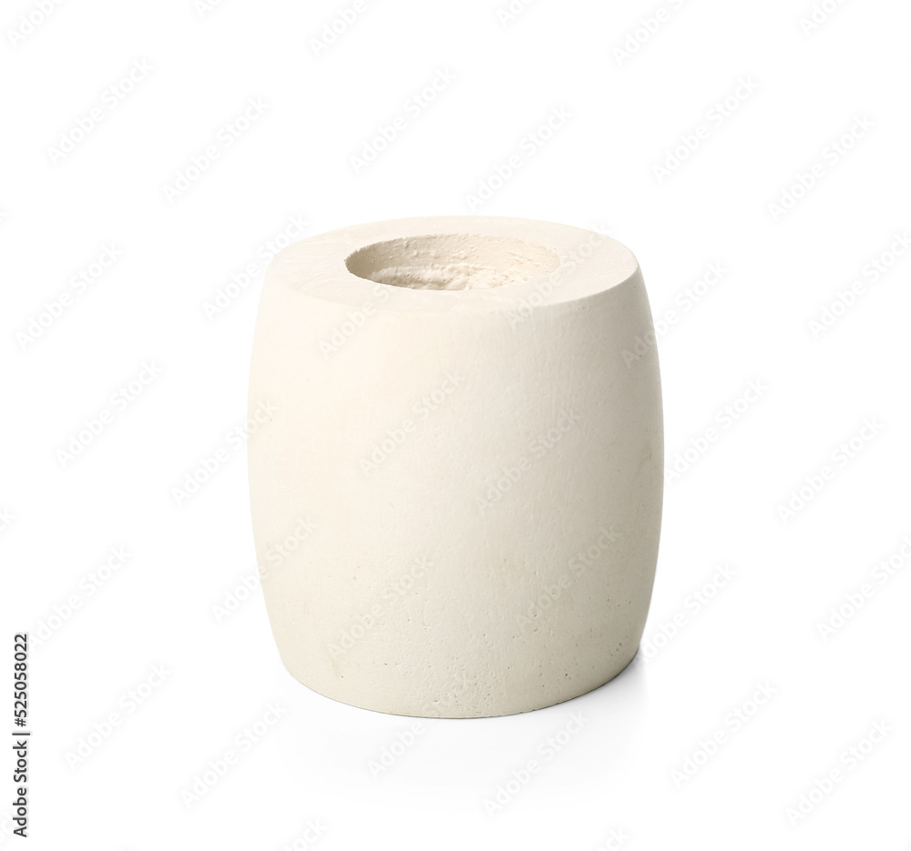 Decorative podium on white background Decorative podium on white background