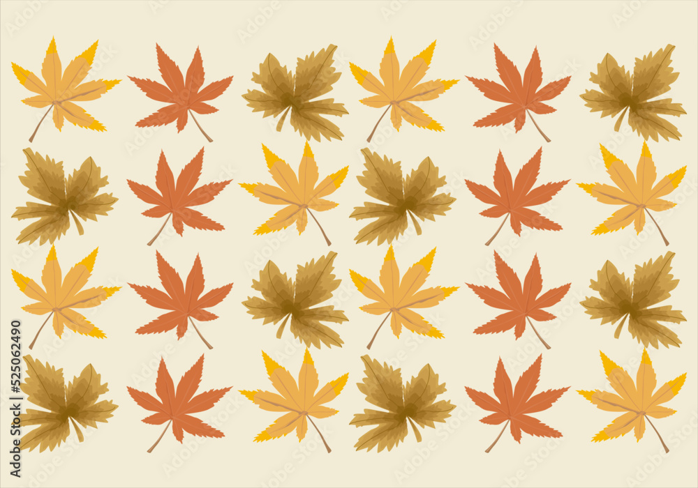 Fondo de patrón de hojas secas de otoño. Fondo de patrón de hojas secas de otoño.